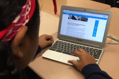 7th grade students are reading, analyzing and annotating texts, writing, and preparing strong arguments for pop-up debates! They are taking NewsELA to the next level.