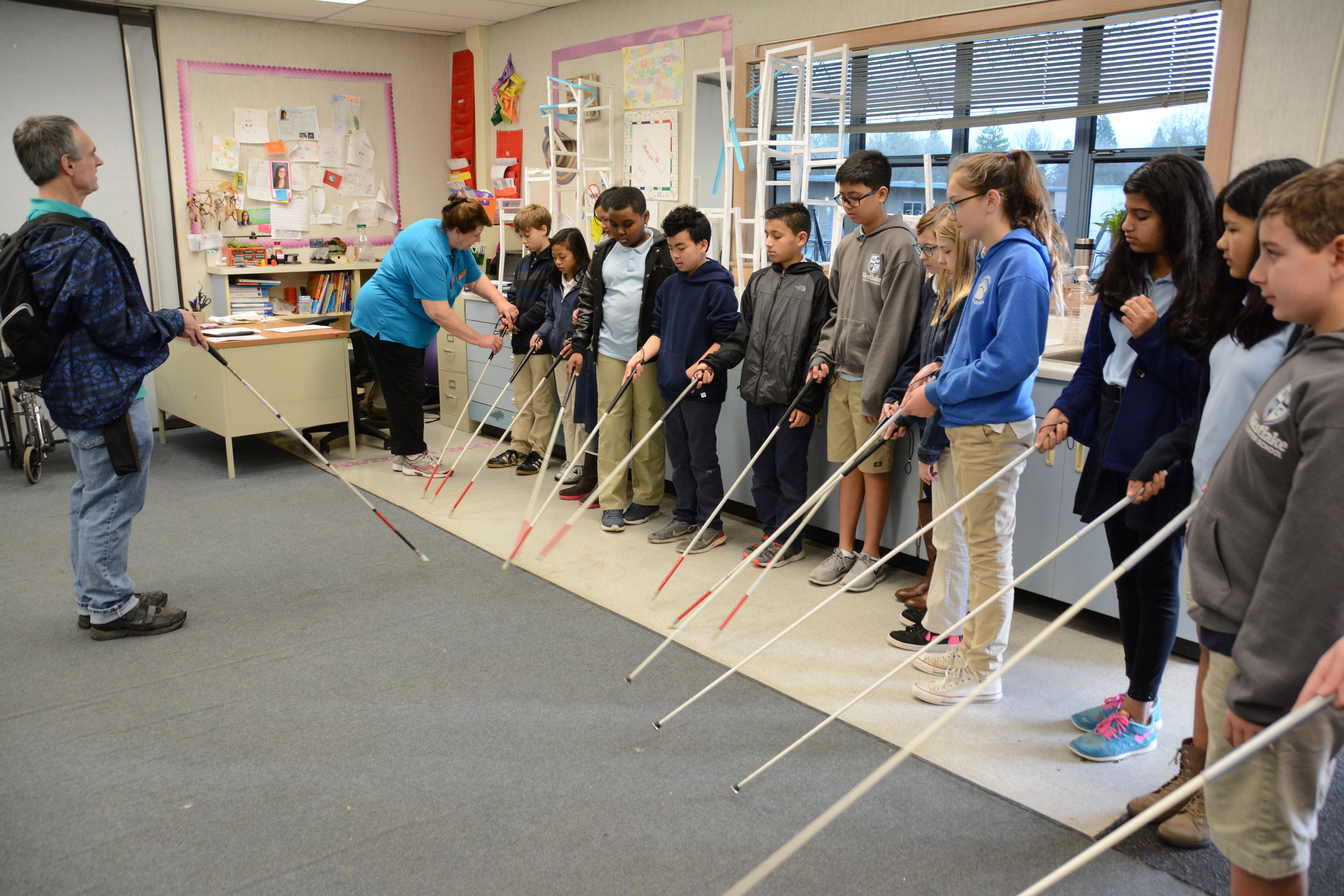 Our 6th graders participated in “A Touch of Understanding,”a disability awareness program designed to educate students to understand the challenges associated with disabilities and to accept and respect all individuals.