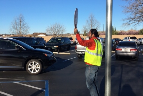 We have an amazing team of parents who are working each day to make our parking lot safer.  A huge thank you to the entire team!
