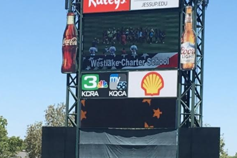 Everyone who attended the River Cats game this past Sunday was treated to an amazing performance by our very own Glee Club! Way to bring down the house, Explorers!