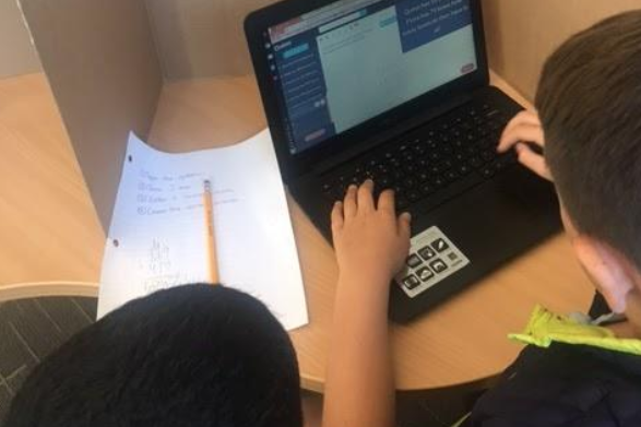 Students in Mrs. Davis’s class mastered their pre-assessments. As an extension of learning the students participated in an activity where they created an online quiz on Quizizz for their classmates to take!