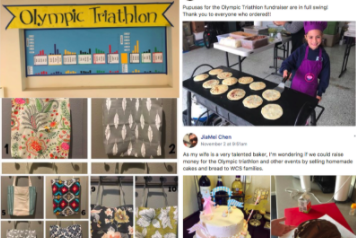 Look at all of the creative ways Westlake families have been fundraising for our Olympic Triathlon! Families are making pupusas, decorating cakes, sewing totes and more to raise money for our event! Keep up the great work, Explorers!