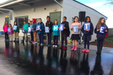 This week kindness was celebrated all over campus.  In Morning Meeting and Advisory, students brainstorms ways that they could show kindness around campus. We saw signs popping up and  students going out of their way to be kind at recess. #GreatKindnessChallenge