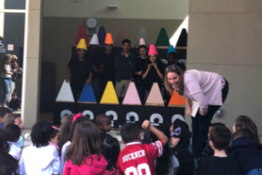 Natomas High School drama students performed “The Day the Crayons Quit” play for our kindergarten and 1st grade students.