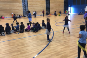 Our 2nd grade students met their challenge to have safe bodies every day on campus. Because they learned to have safe bodies on campus, they earned a play date! Way to be safe, Explorers.