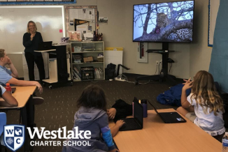 5th grade students got to go on a Safari Live! The guides in Africa answered questions in real time from Westlake Charter Students. Students built food pyramids based on the South African/Kenyan ecosystem. #GlobalPerspective