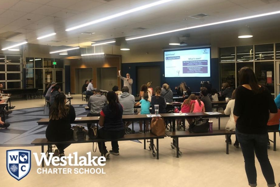 Thank you to the Explorer families that joined us for the Standards Based Grading Parent night and learned the “What?” and “Why?” of Standards Based Grading. #WestlakeCharter