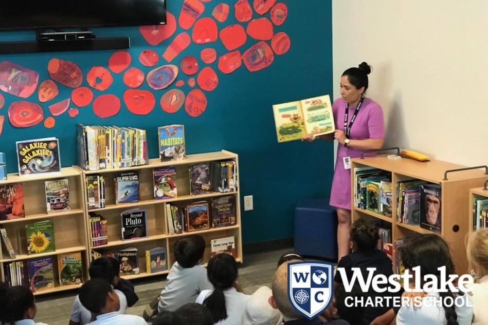 Our students LOVE visiting the library! Thank you, Mrs. Polanco, for sharing your love of reading with our campus, and for making the library a welcoming, fun and calm environment.