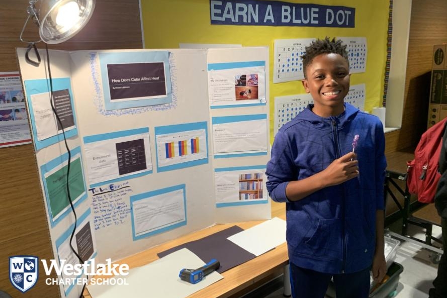 Our 6th-8th grade explorers presented their experiments at the Middle School Science Fair. Experiments ranged from what is the coldest space in a refrigerator, how color affects heat, exploring algae as a fuel source and more!