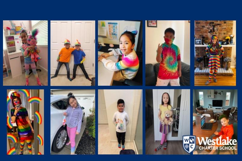 Thank you, Explorer families, for another successful Spirit Day! Our Explorer staff and students brightened their social media timelines with all the colors of the rainbow last week for rainbow day! #WcsJoyfulLearning