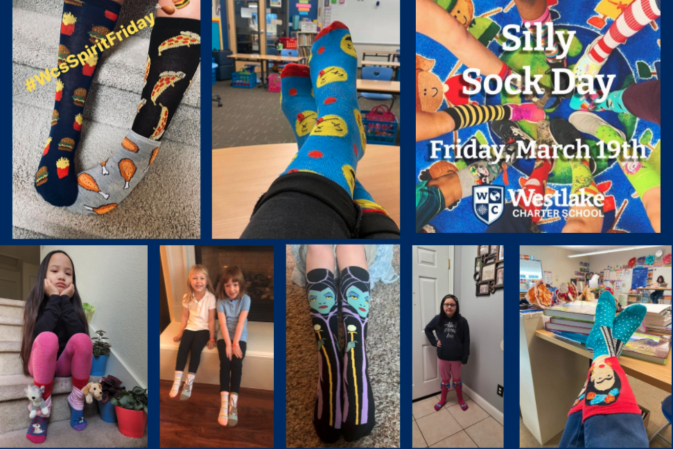 Thank you, Explorers, for another successful Spirit Day! Our staff and students showed their WCS spirit by wearing their silly socks and posting them on social media! #WcsJoyfulLearning