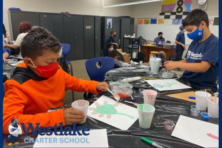 Our Explorers have been busy at BASE! Here are some of our middle schoolers creating art masterpieces this week. New this year: BASE 2 is open for 6th-8th graders during their lunch, so students can experience BASE during the day!