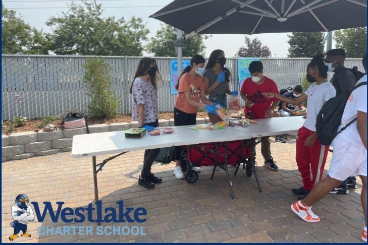 Our High School Leadership students held their first event on Friday!  They celebrated a great first week with Cool Beats and Cool Treats!  Way to go Mrs. Grimaldi for leading this group of 9th graders!