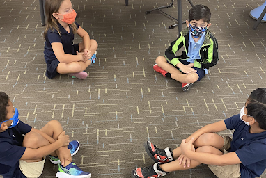 Our 1st Grade Explorers use the whip around protocol during Morning Meeting to make connections and build relationships among classmates. #WCSJoyfulLearning #ResponsiveClassroom