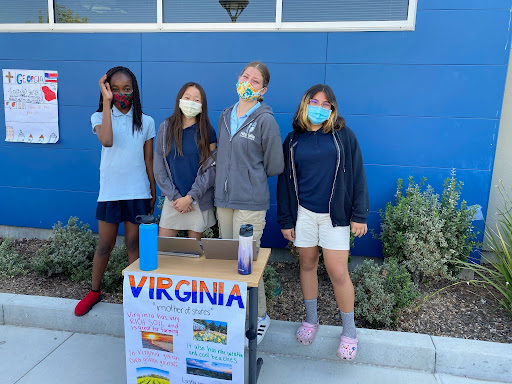 Our Westlake Charter School 8th Grade students studied the strengths of a given colonial region, then created a public presentation booth to recruit new residents to join their colony. We love to see #JoyFullLearning, engaged students, and the use of an authentic audience.