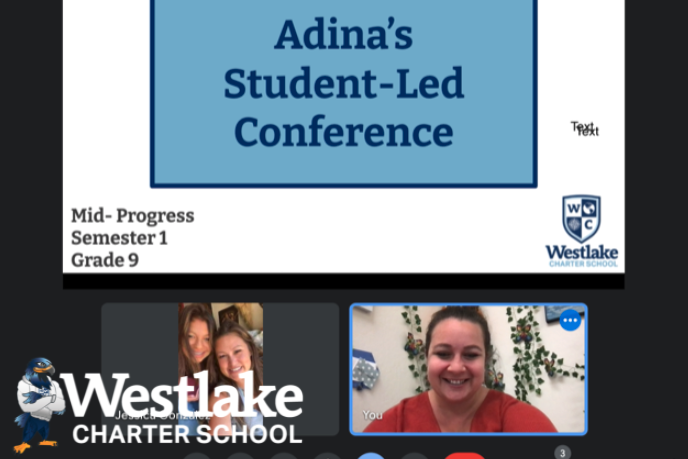 Our high school students are participating in student-led conferences this week, sharing their progress reports, what they have been successful in so far, and how they will continue to grow.