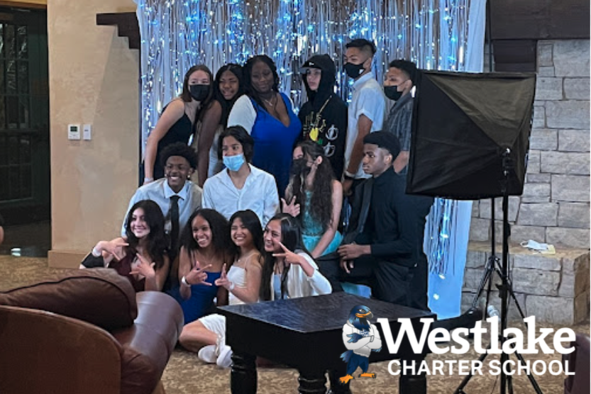 Our High School Winter Wonderland Formal was a success!  Thank you to Abby Grimaldi for thinking of every detail that made this event special for our 9th grade students.  Thank you to our Planting a Revolution elective for putting together fancy snacks for the dance. Thank you to everyone who helped with chaperoning, set up and clean up. #WestlakeCharter