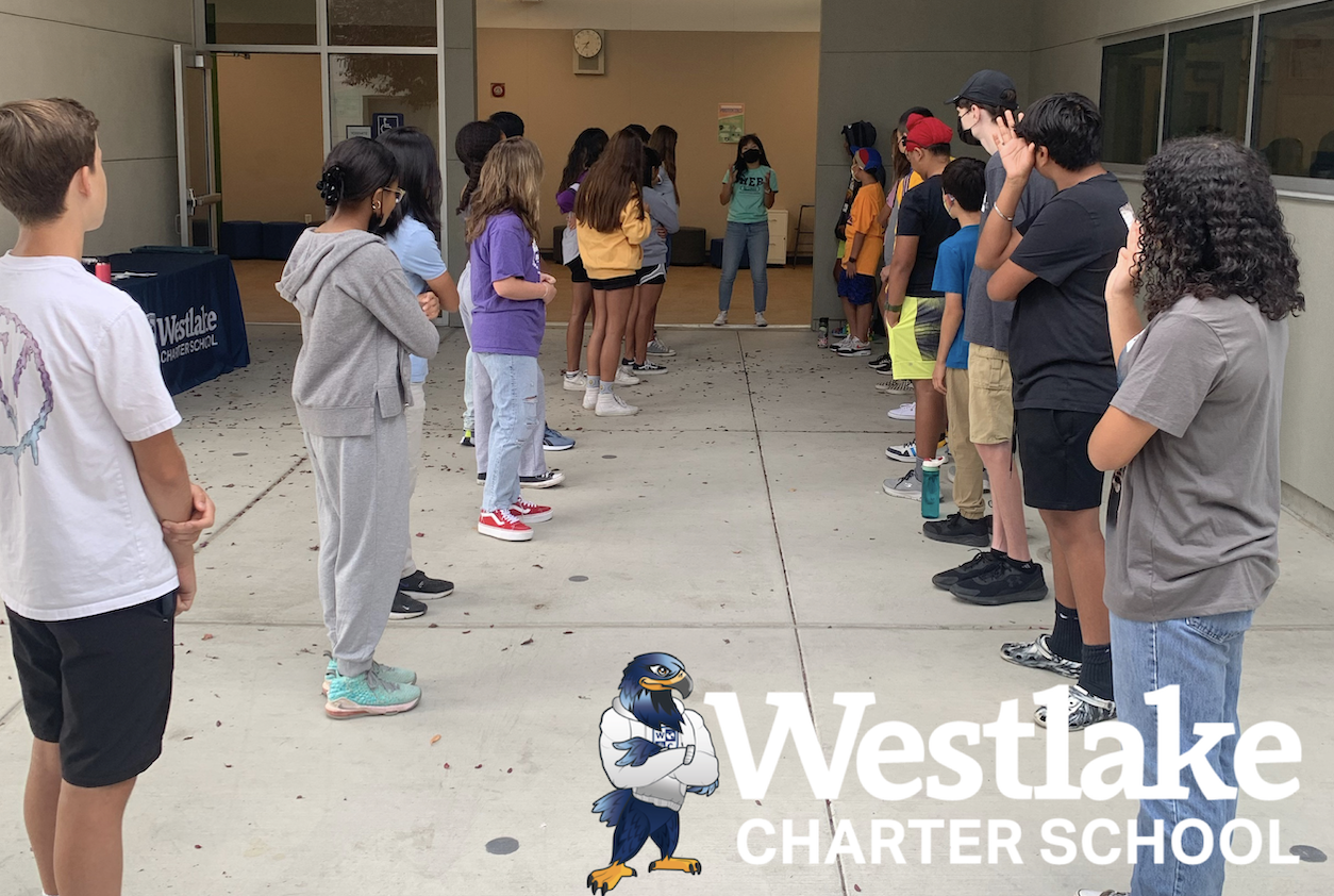 Our 8th grade WEB leaders participated in training to lead our 6th grade orientation next week. Students learned games, activities, and reached out to 6th graders individually to invite them to orientation!