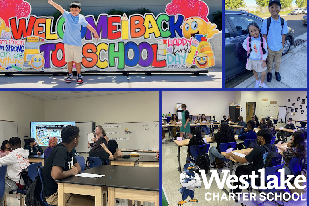Congratulations to our Explorer students on a successful first week of the 2022-23 school year! Our K-8 campus welcomed families back to morning line up; our High School campus welcomed 9th and 10th graders for the first time! #WestlakeCharter