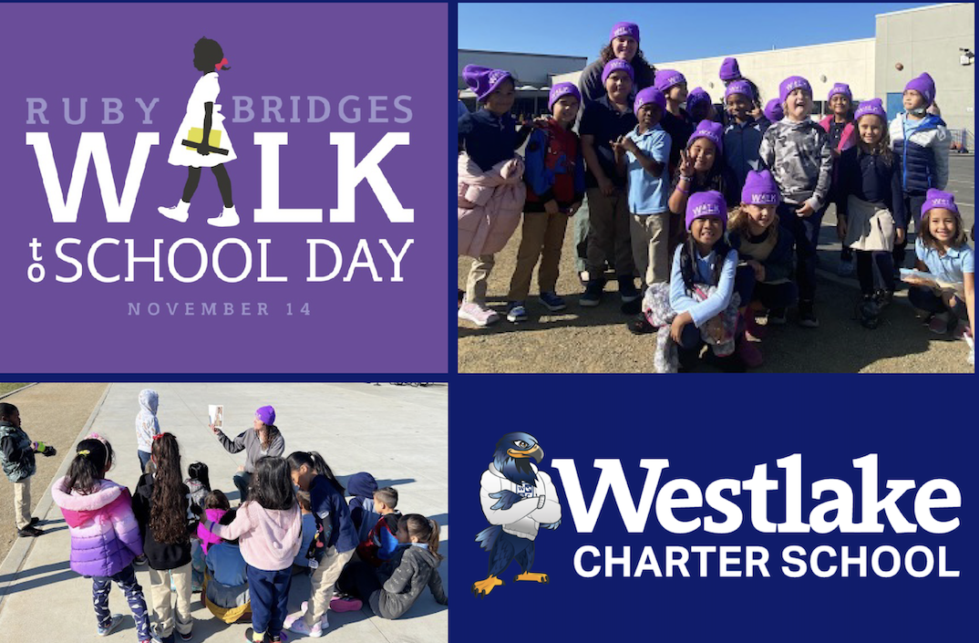 Our first grade explorers participated in the Ruby Bridges Walk to School Day on November 14th. They learned how Ruby made a difference long ago. #WestlakeCharter