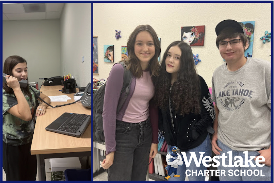 Our WCHS daily announcement team has done an amazing job of confidently and enthusiastically keeping all students informed of our daily happenings.  From Core Values to upcoming club and sports meetings, they keep us in the know! Thanks for your effort and energy Egan, Mya, Sophia, and Valeria!