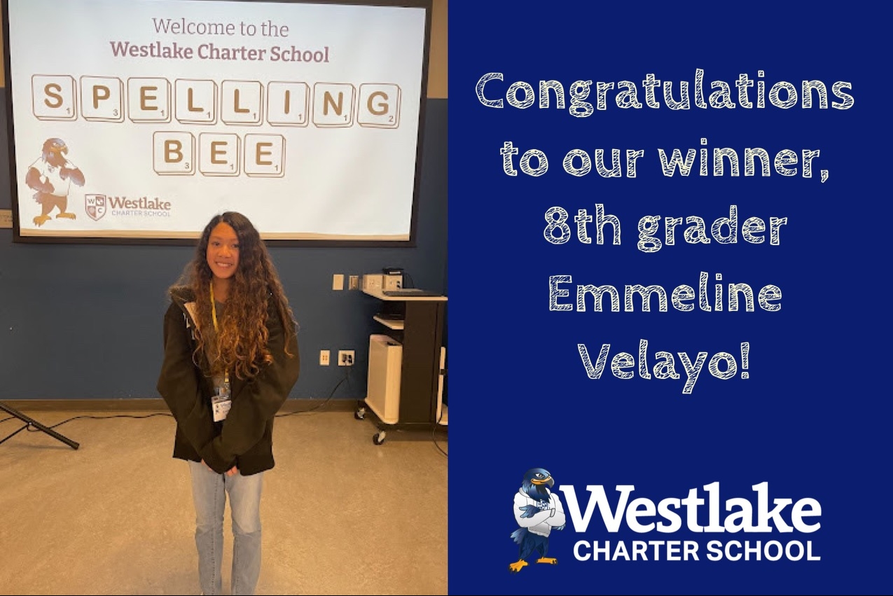Shout out to all of our classroom winners who participated in our school-wide spelling bee. Congratulations to 8th grader, Emmeline Velayo, for winning our school spelling bee! #WCSExcellence