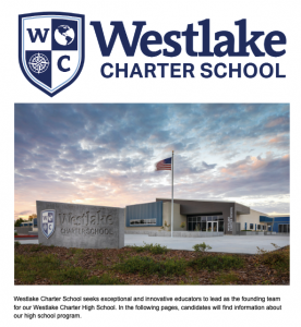 Learn more about Westlake Charter High School and what we are looking for in our Certificated Candidates