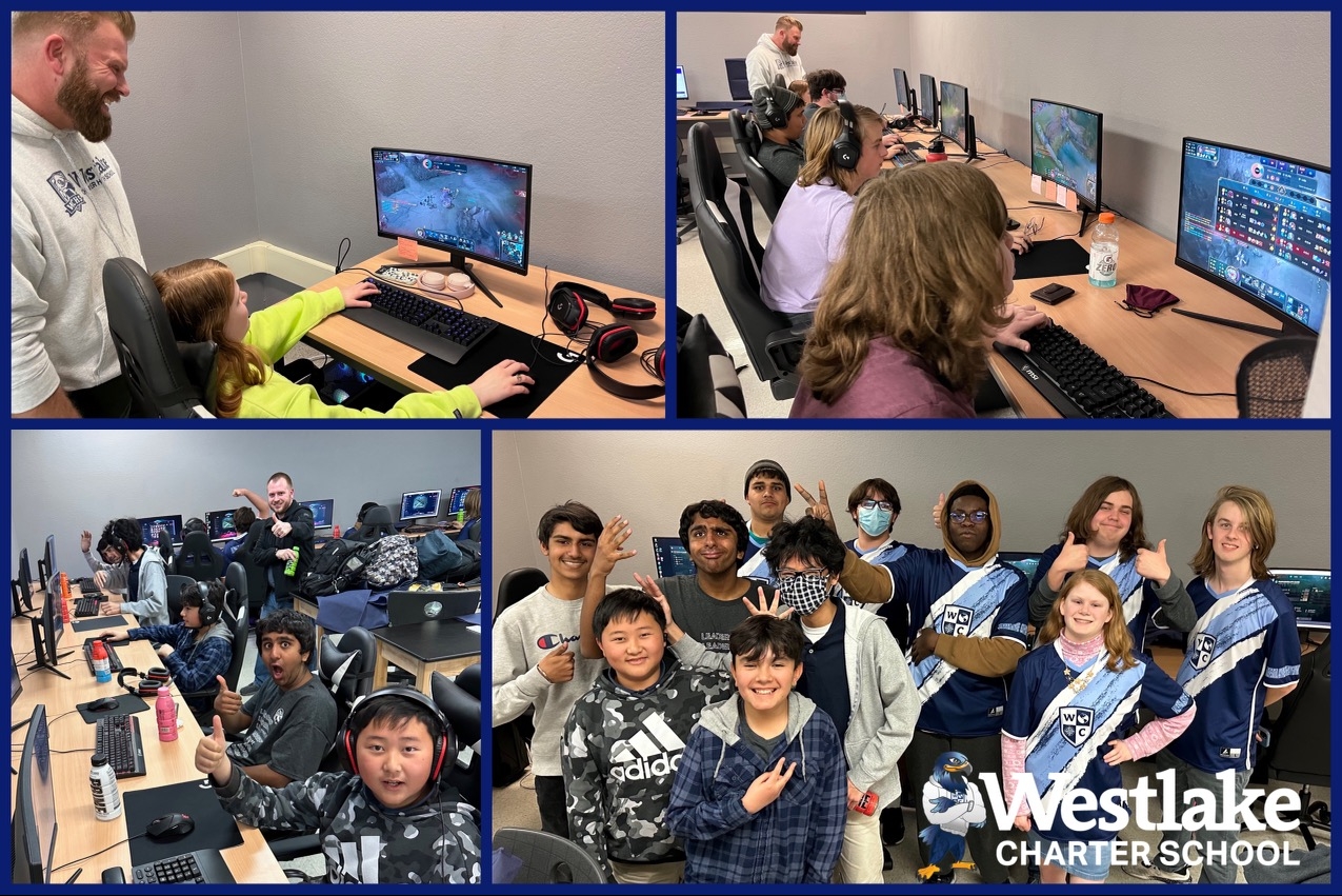 Big shout to our High School Esports team and to Coach Aichele who is also running an amazing esports elective at our middle school. Last week our 8th grade Explorers and High School Esports team organized a scrimmage. With two big wins in the last week, it looks like our High School Esports team may also make it to the playoffs!