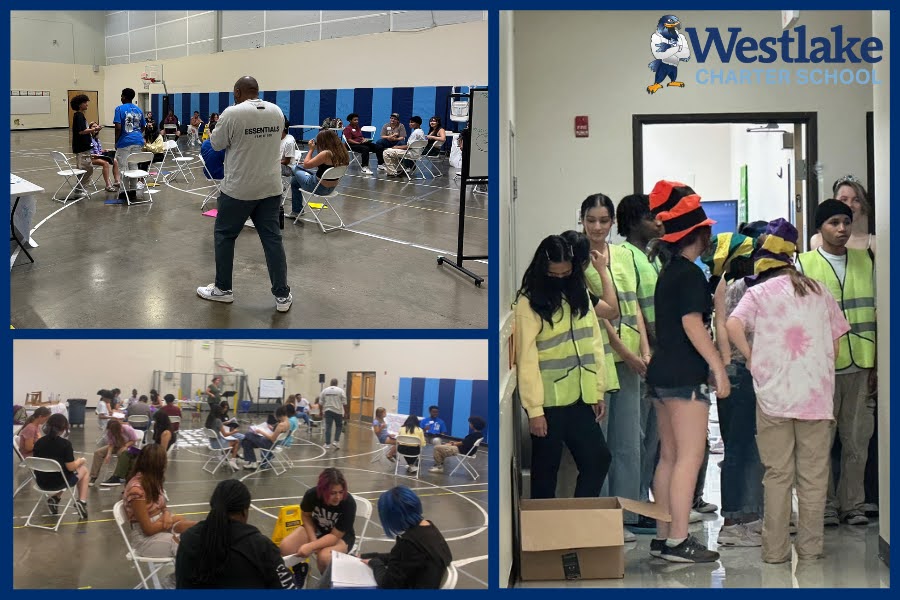 Our 11th grade Link Crew Leaders were busy on the high school campus this week preparing for the 9th grade orientation.  Thank you to the Link Crew Leaders and the staff that are supporting our High School orientation program.