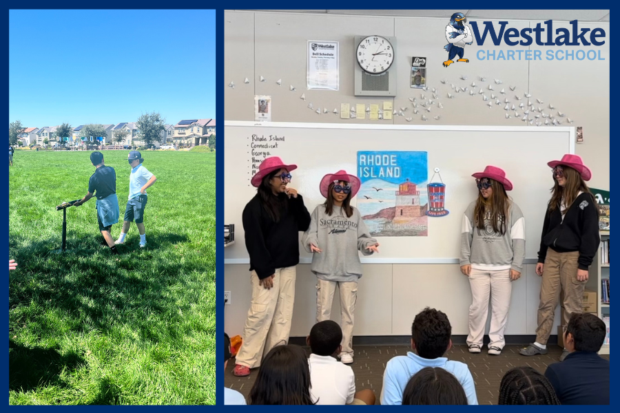 Our 8th grade Explorers have been engaging in #JoyfulLearning opportunities in each of their classes. Mr. Aichele and Ms. Ho’s students completed the annual colonies campaign where students presented their colony to 5th graders. Ms. Mackie and Ms. Alexander brought science to the park as students studied how different sized baseball bats affect the force on a ball.