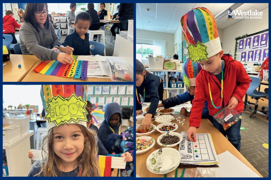 Kindergarten celebrated the 100th day of school because this is an important milestone for our youngest Explorers! By the end of kindergarten we want all our Explorers to be able to count to 100 and this makes it such a special event!