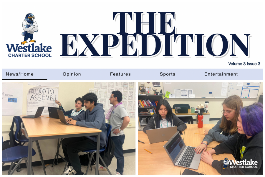 Our spring journalism class has successfully completed their first edition of the WCHS newspaper The Expedition! Let's give a round of applause to Mr. Palmer and his journalism class who, through creativity and hard work, have informed and entertained our student community.