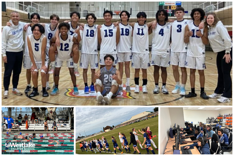 WCHS Spring Athletics are in full swing! Our boys volleyball, girls soccer, esports, and swim teams are exhibiting excellence in their training and great sportsmanship during competitions.