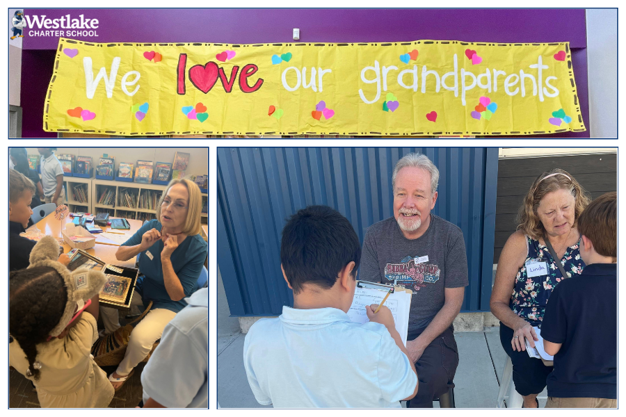 Our 2nd grade Explorers hosted grandparents on campus today to work with students as they continue to learn what life was like long ago; celebrating family histories, cultures, traditions, and experiences! Students welcomed them with open arms, beautifully rehearsed songs, and asked questions about what life was like when they were young!