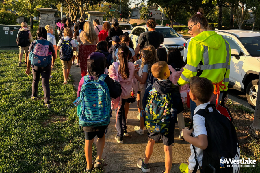 Our K-8 Explorers celebrated International Walk to School Day this past week by joining the Walking School Bus from Burberry Park or walking or rolling independently to school! Upon arrival, Explorers were welcomed by a live DJ and danced their way into their day! Thank you to our amazing Jibe team for supporting our students every day.