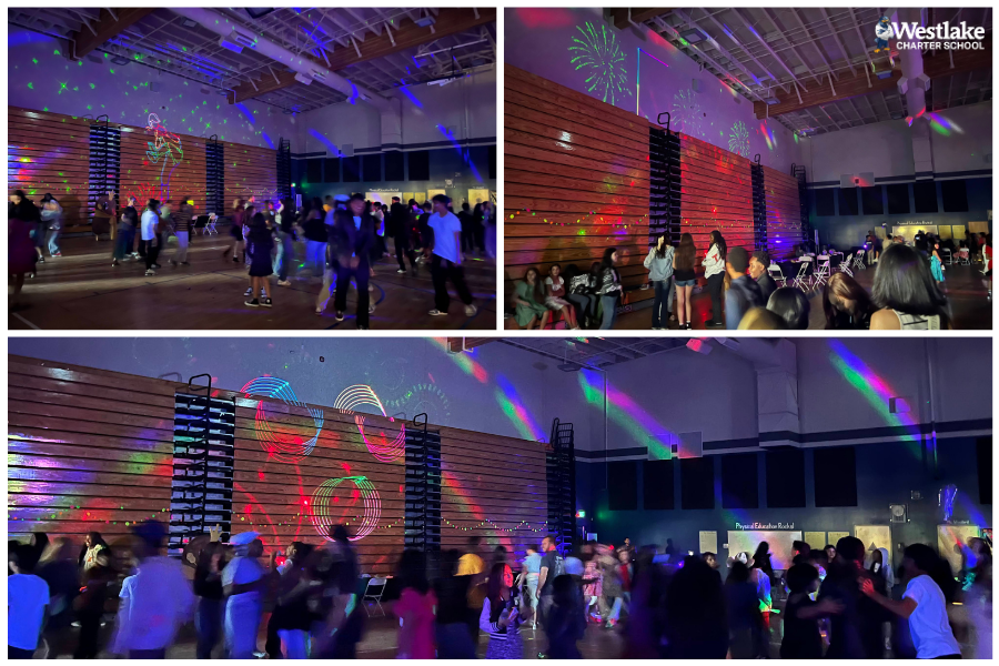 Our first Middle School Dance of the school year was a success. Ms. Liechti and the middle school leadership class planned an awesome flash back to a ‘90s glow dance.