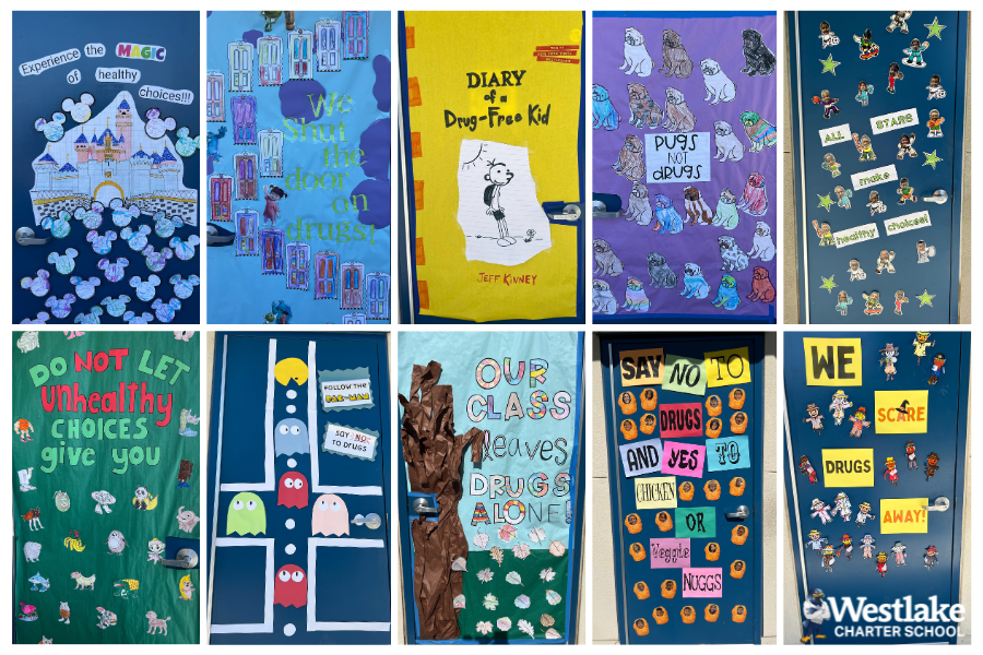 Westlake Charter School Explorers participated in Red Ribbon Week this past week. Red Ribbon Week is a national school-centered activity related to making healthy choices by avoiding drugs and alcohol.