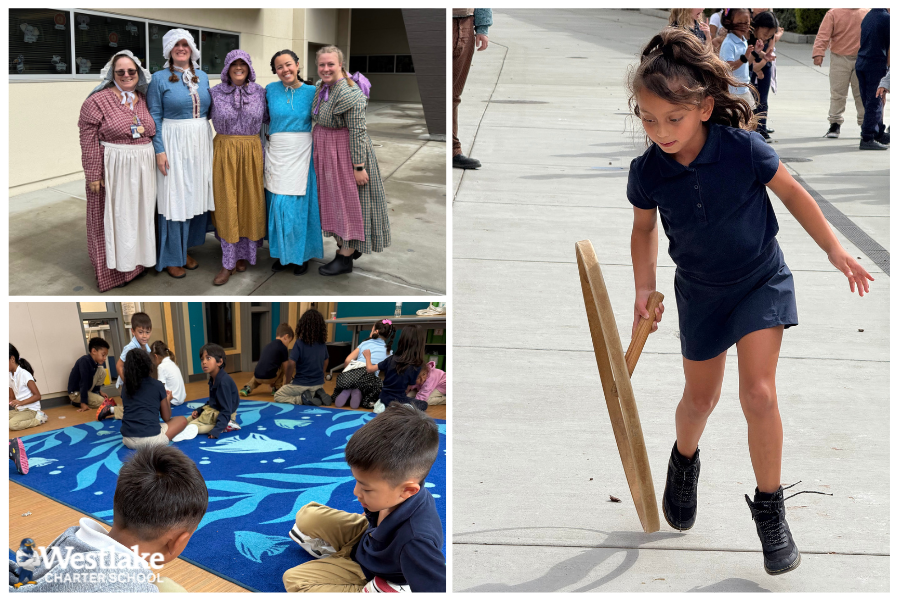 Last week, our first graders participated in one of our favorite on-campus field lessons: Life Long Ago! The smiles in the pictures say it all - Explorers LOVE when learning comes to life! Thank you to all who were involved in making this expanded learning opportunity possible!