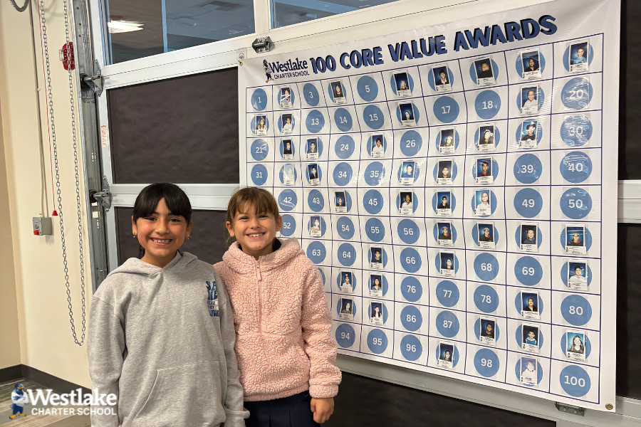 We have been celebrating excellent behavior all over our K-8 campus during the 100 Core Value Challenge! We celebrated our winning Explorers from the first completed row on our chart with an ice cream sundae party on Monday afternoon. We had a delicious celebration of these explorers’ excellent choices this past week!