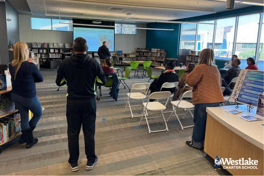 Our monthly Coffee Talks continue to be a happenin’ place to mix and mingle and get the inside scoop on all that’s going on at Westlake Charter School.  From schoolwide events to classroom projects, you’ll be in the know when you pop in to collaborate with our community at our next Coffee Talk!