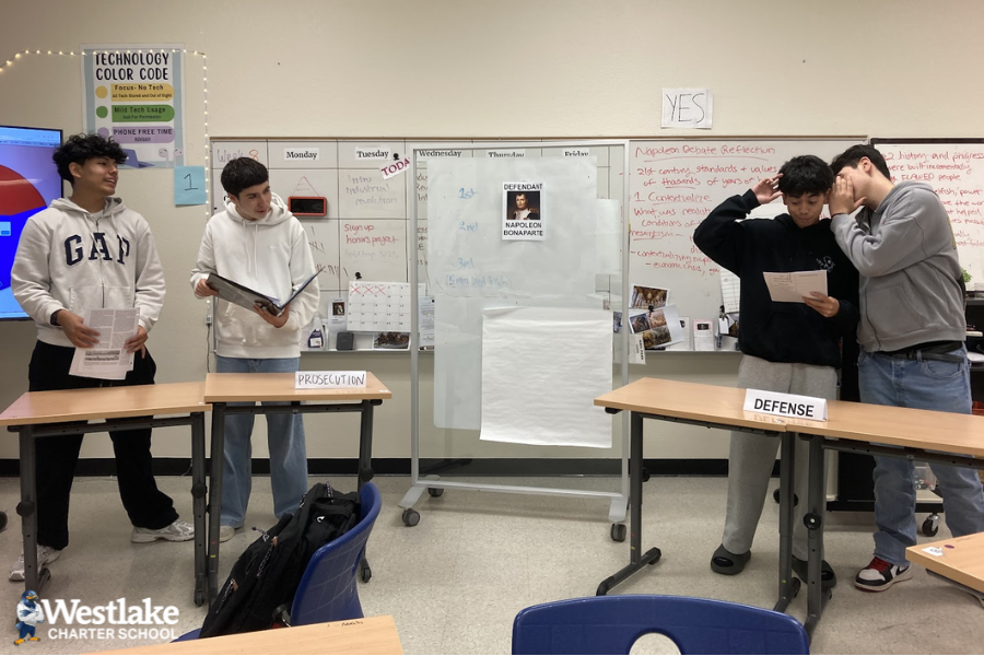 Ms. Tang’s 10th grade World History class brought history to life by putting Napoleon Bonaparte on trial. Students took on courtroom roles to debate whether Napoleon was a hero or a tyrant. The highly engaging lesson encouraged students to use historical evidence, practice persuasive speaking, and think critically about Napoleon's impact on Europe.